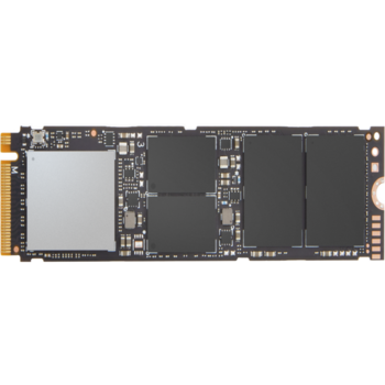Твердотельный накопитель Intel SSD 760P Series PCIE 3.0 x4, NVMe, M.2 80mm, TLC, 512GB, R3230/W1625 Mb/s, IOPS 340K/275K, MTBF 1,6M (Retail) (analog SSDPEKKW512G801)
