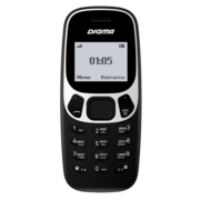 Мобильный телефон Digma Linx A105N 2G 32Mb черный моноблок 1Sim 1.44" 68x96 GSM900/1800