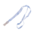 Шнур для пропуска Deli 8352l-blue 45х1см нейлон голубой (упак.:12шт) пластиковый пакет