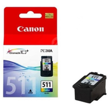 Картридж струйный Canon CLI-511 2972B004 голубой/пурпурный/желтый для Canon PIXMA MP240/MP260/MP480