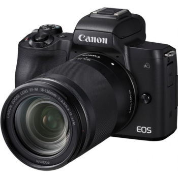 Фотоаппарат Canon EOS M50 черный 24.1Mpix 3" 4K WiFi 18-150 IS STM LP-E12 (с объективом)