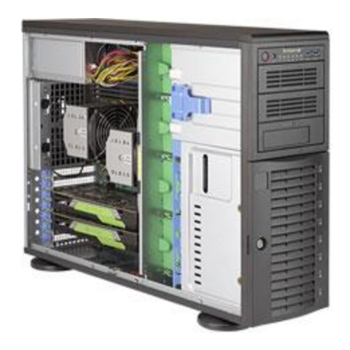 Серверная платформа Supermicro SuperWorkstation SYS-7049A-T (X11DAi-N, CSE-743AC4-1200B-SQ) ( LGA 3647, 16xDDR4 Up to 4TB ECC 3DS LRDIMM, 8x3.5" SATA3, Optional DVD-ROM drive, M.2, 2 NVMe support with opt. cables, 4 PCI-E 3.0 x16, 2 PCI-E 3.0 x8, 2x 1GBas