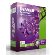 Программное Обеспечение DR.Web Антивирус 2PC 1Y Base Box (BHW-A-12M-2-A3)