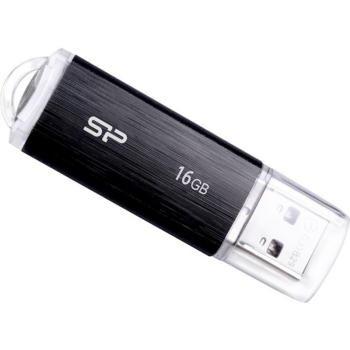 Флеш Диск Silicon Power 16Gb Ultima U02 SP016GBUF2U02V1K USB2.0 черный