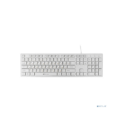 Клавиатура Оклик 500M белый USB slim Multimedia