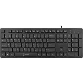 Клавиатура Оклик 520M2U черный/черный USB slim Multimedia