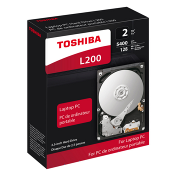 Жесткий диск Toshiba SATA-III 2Tb HDWL120EZSTA Notebook L200 (5400rpm) 128Mb 2.5" Rtl