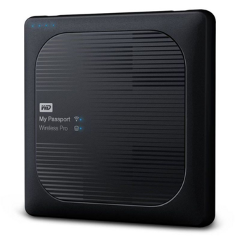 Жесткий диск WD Original USB 3.0 1Tb WDBVPL0010BBK-RESN My Passport Wireless Pro 2.5" черный Wi-Fi 802.11 a/c