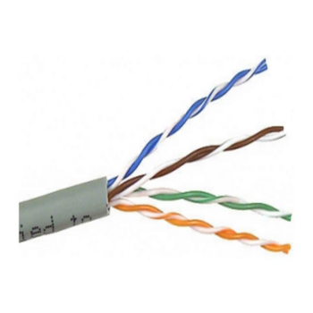 Кабель информационный Lanmaster TWT-5EUTP/100-GY кат.5E UTP 4 пары 24AWG PVC внутренний 100м серый