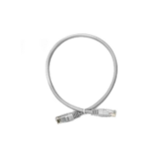 Патч-корд Lanmaster TWT-45-45-0.3-GY UTP вилка RJ-45-вилка RJ-45 кат.5е 0.3м серый ПВХ (уп.:1шт)