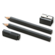 Набор карандашей чернографит. Moleskine DRAWING SET EW1PSA (2 карандаша + точилка) 2B корпус черный блистер