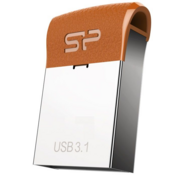 Флеш Диск Silicon Power 32Gb J35 SP032GBUF3J35V1E USB3.1 серебристый/коричневый