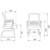 Кресло Бюрократ MC-209 черный TW-01 TW-11 сетка/ткань полозья металл хром