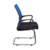 Кресло Бюрократ MC-209 синий TW-05 сиденье черный TW-11 сетка/ткань полозья металл хром