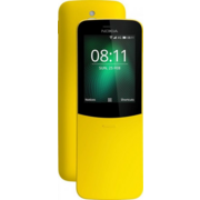 Мобильный телефон Nokia 8110 Dual Sim 4Gb 512Mb желтый слайдер 3G 4G 2Sim 2.45" 240x320 2Mpix WiFi GPS GSM900/1800 GSM1900 Ptotect MP3 FM A-GPS microSD max64Gb