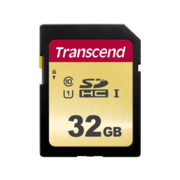 Карта памяти SecureDigital 32Gb Transcend TS32GSDC500S {SDHC Class 10, UHS-I U1, MLC}