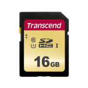 Карта памяти SecureDigital 16Gb Transcend TS16GSDC500S {SDHC Class 10, UHS-I U1, MLC}