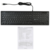 Клавиатура Oklick 410MRL черный USB slim Multimedia LED