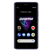 Смартфон Digma Q500 3G HIT 8Gb 1Gb синий моноблок 3G 2Sim 5" 480x854 Android 7.0 5Mpix WiFi GPS GSM900/1800 GSM1900 TouchSc MP3 FM microSD max32Gb