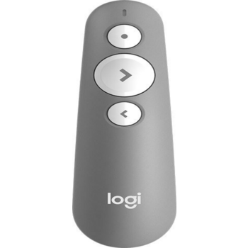 Презентер Logitech R500 Mid Gray [910-005387] серый, Bluetooth+2.4 GHz, USB-ресивер , 3 программируемых кнопки, лазерная указка