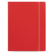 Тетрадь Filofax CLASSIC BRIGHT 115008 A5 PU 56л линейка съемные листы спираль двойная красный