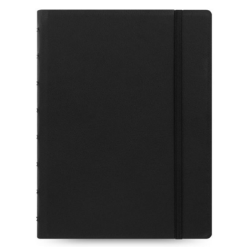 Тетрадь Filofax CLASSIC BRIGHT 115007 A5 PU 56л линейка твердая обложка съемные листы спираль двойная черный