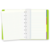 Тетрадь Filofax CLASSIC BRIGHT 115013 A5 PU 56л линейка съемные листы спираль двойная салатовый