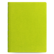 Тетрадь Filofax SAFFIANO 115035 A5 PU 56л линейка съемные листы спираль двойная салатовый