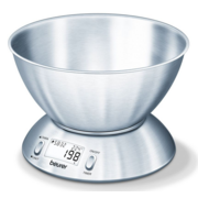 Весы кухонные электронные Beurer KS54 макс.вес:5кг серебристый