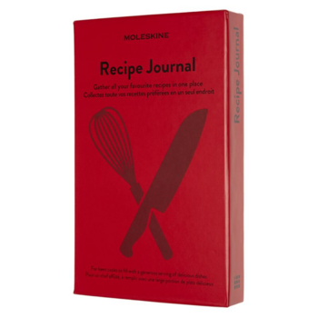 Блокнот Moleskine PASSION RECIPE PASRECP Large 130х210мм 400стр. подар.кор. красный