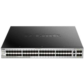 D-Link DGS-3130-54S/A1A PROJ Управляемый стекируемый1 коммутатор 3 уровня с 48 портами 1000Base-X SFP, 2 портами 10GBase-T и 4 портами 10GBase-X SFP+