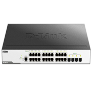 D-Link DGS-3000-28L/B1A Управляемый L2 коммутатор с 24 портами 10/100/1000Base-T и 4 портами 1000Base-X SFP