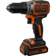 Дрель-шуруповерт Black+Decker BL186KB-QW аккум. патрон:быстрозажимной (кейс в комплекте)