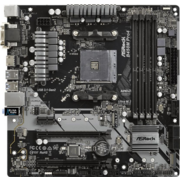 Материнская плата ASROCK B450M PRO4 RTL {SocketAM4, AMD B450, mATX}