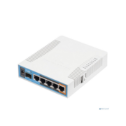 Точка доступа wi-fi MikroTik hAP ac with 720MHz CPU, 128MB RAM, 5x Gigabit LAN, built-in 2.4Ghz 802.11b/g/n three chain wireless with integrated antennas, built-in 5Ghz 802.11ac three chain wireless with integrated ante