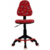 Кресло детское Бюрократ KD-4-F красный якоря крестов. пластик подст.для ног