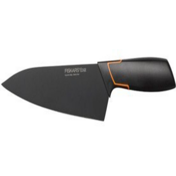 Нож кухонный Fiskars Edge (1003094) стальной разделочный лезв.190мм прямая заточка черный/оранжевый