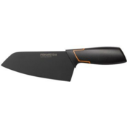 Нож кухонный Fiskars Edge (1003097) стальной сантоку лезв.170мм прямая заточка черный/оранжевый