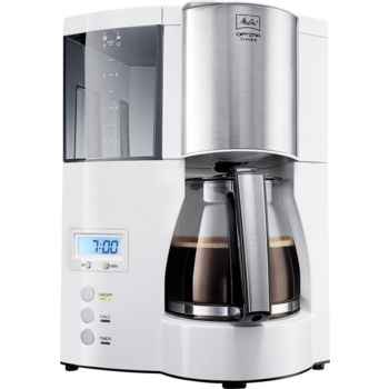 Кофеварка капельная Melitta Optima Timer 850Вт белый