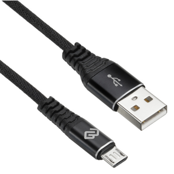 Кабель Digma USB A(m) micro USB B (m) 3м черный