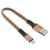 Кабель Digma USB A(m) micro USB B (m) 0.15м коричневый плоский