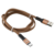 Кабель Digma USB (m)-USB Type-C (m) 1.2м коричневый плоский