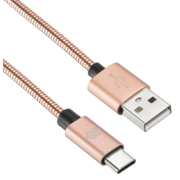 Кабель Digma USB (m)-USB Type-C (m) 1.2м розовое золото