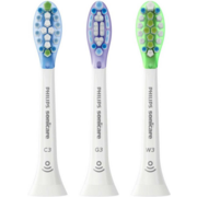 Насадка для зубных щеток Philips Sonicare HX9073/07 (упак.:3шт) 2 Series/3 Series/DiamondClean/EasyClean/FlexCare/HealthyWhite