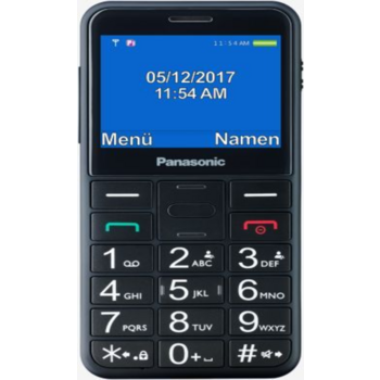 Мобильный телефон Panasonic TU150 черный моноблок 2Sim 2.4" 240x320 0.3Mpix GSM900/1800 MP3 FM microSDHC max32Gb