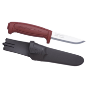 Нож Morakniv Basic 511 (12147) стальной разделочный лезв.91мм прямая заточка бордовый