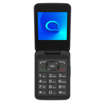 Мобильный телефон Alcatel 3025X 128Mb синий раскладной 3G 1Sim 2.8" 240x320 2Mpix GSM900/1800 GSM1900 MP3 FM microSD max32Gb