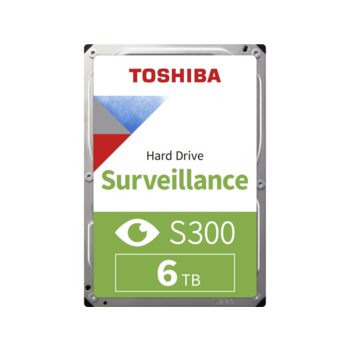 6TB Toshiba Surveillance S300 (HDWT360UZSVA) {SATA 6.0Gb/s, 7200 rpm, 256Mb buffer, 3.5" для видеонаблюдения}