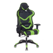Кресло игровое Бюрократ CH-772N черный/зеленый искусственная кожа с подголов. крестовина пластик