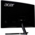 LCD Acer 23.6" ED242QRAbidpx черный {VA 1920х1080 4мс 144Гц 8bit Curved 250cd/m2 178°/178° 100M:1 DVI HDMI DisplayPort}